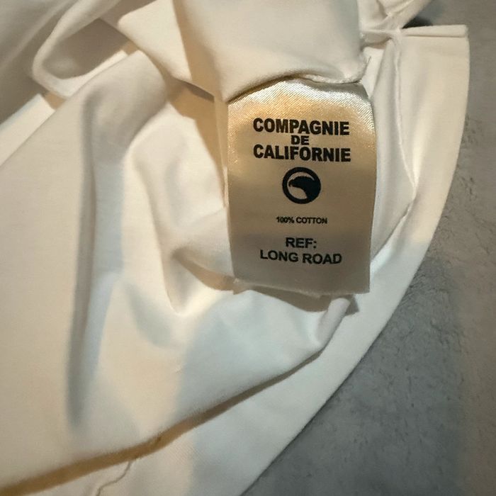 Compagnie de Californie - Tee-shirt manches longues "Long 83 sport" Blanc, taille XXL - photo numéro 4