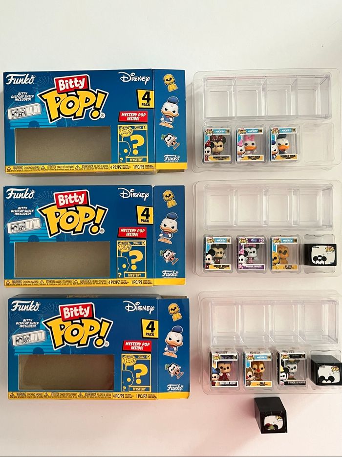 Lot 12 figurines Bitty Pop Disney - photo numéro 2