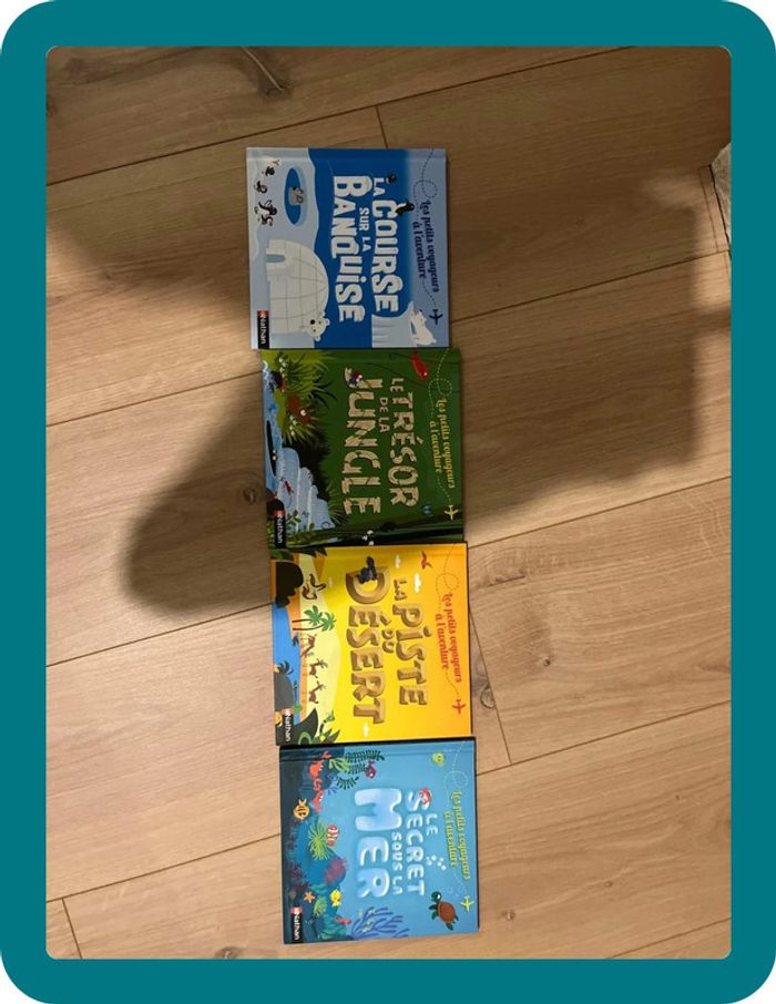 Lot livres les petits voyageurs à l aventure macdo - photo numéro 2