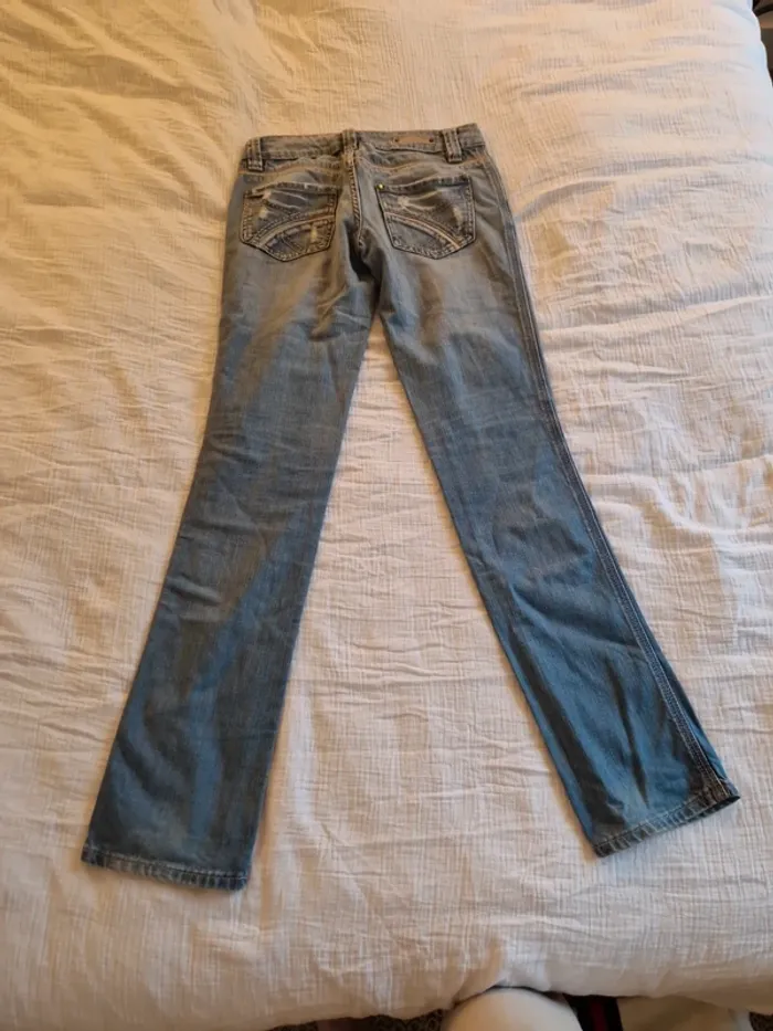 Jeans bas large bonobo taille 36 - photo numéro 4