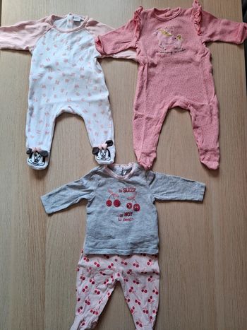 Lot de 3 pyjamas fins