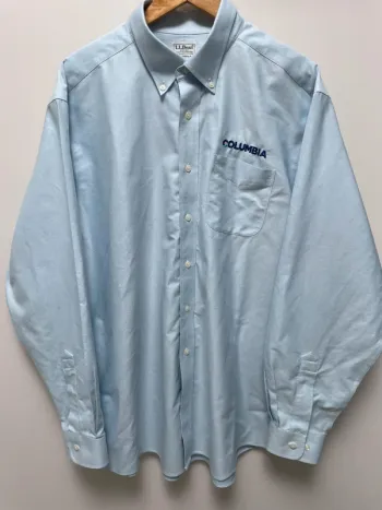 Plain shirt LL Bean blue Mens XXL