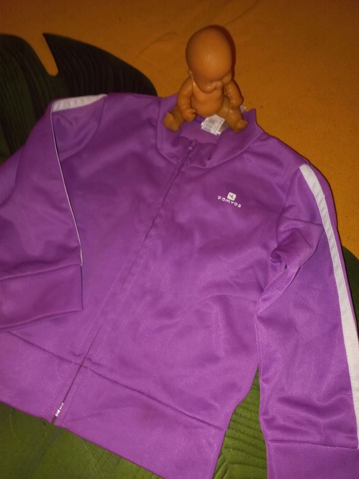 Beau gilet fushia lumineux Domyos toute saison - photo numéro 4