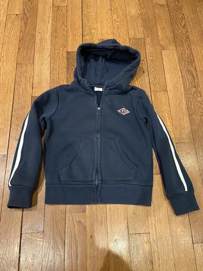Gilet sweat capuche