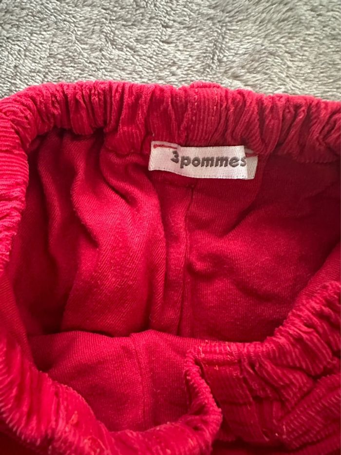 Pantalon doublé en velours côtelé - 6 mois - 3pommes - photo numéro 4