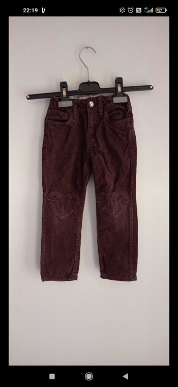 Pantalon velours H&m en 2-3 ans
