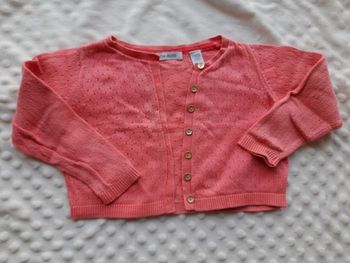 Gilet okaidi rose 2 ans