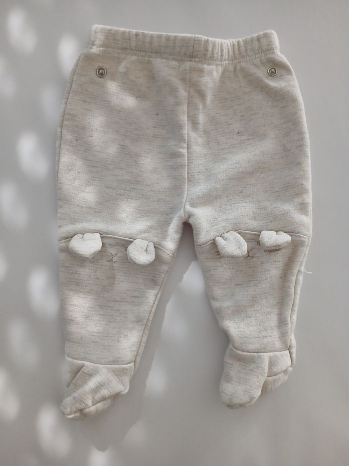 Pantalon avec pieds 3 mois grain de blé