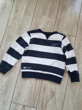 Sweat pull garçon Lulu castagnette t 6 ans tbe