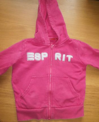 Sweet à capuche rose Esprit 2 ans