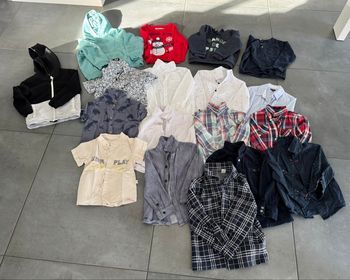 Lots de vêtements 3 ans chemises +pull+ gilet
