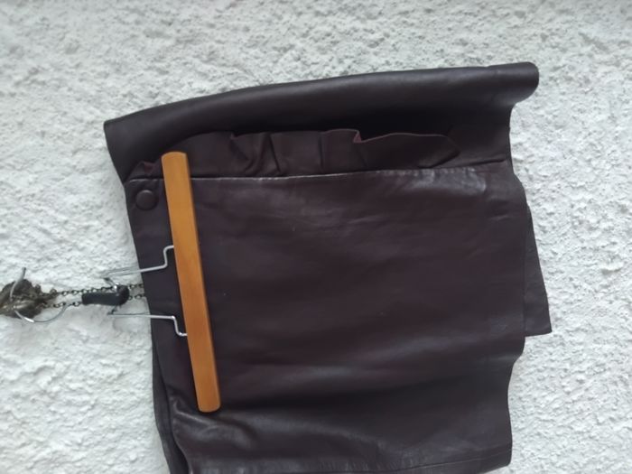 Jupe cuir 38