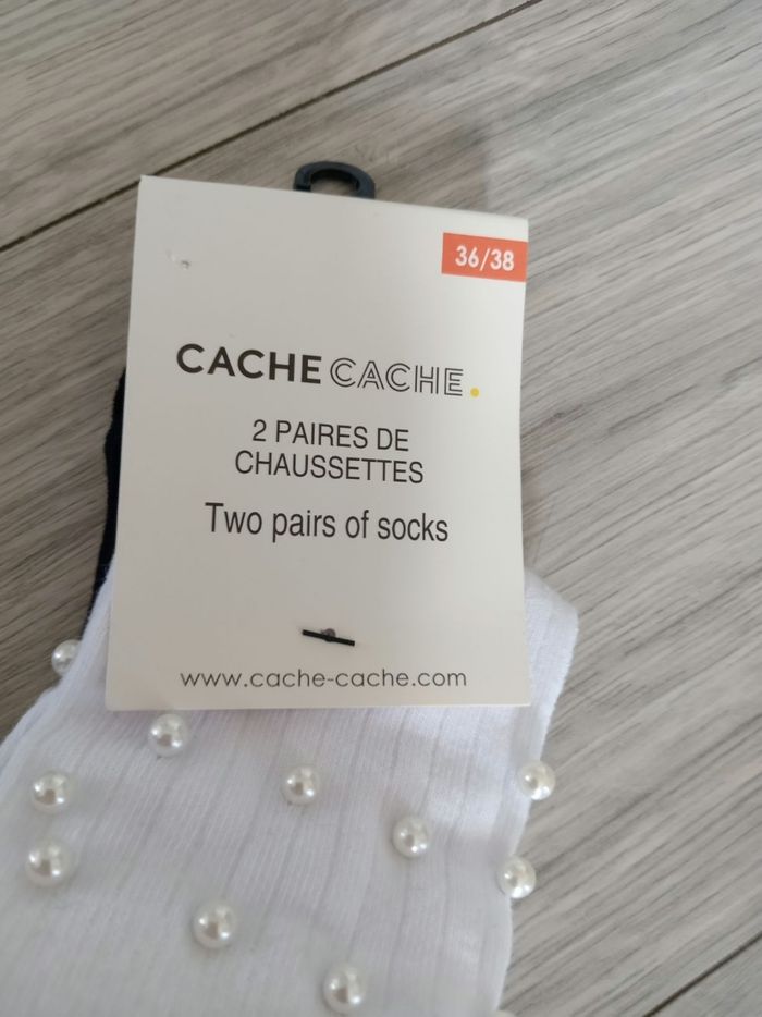 2 paires de chaussettes 36 /38 - photo numéro 2