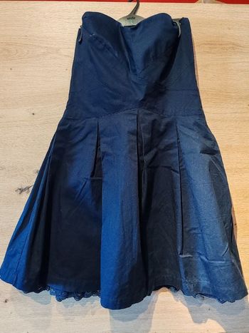 Robe bustier bleu