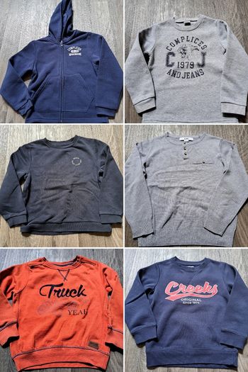 Lot de 6 pulls et sweats 6 ans