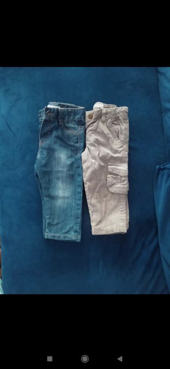 Lot 2 pantalons 6 mois