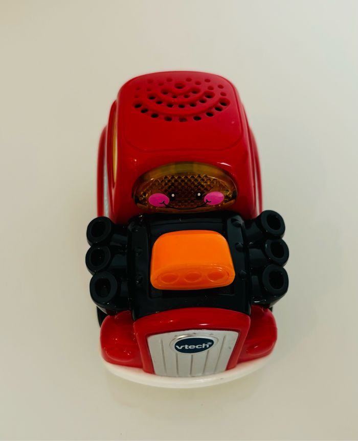 Vtech Tut Tut Bolides Marvin super tuning rouge atelier réparations voiture de course interactive copains animo super circuit maxi garage pompier gare police avion moto train hélico rare lot SOP77 - photo numéro 5
