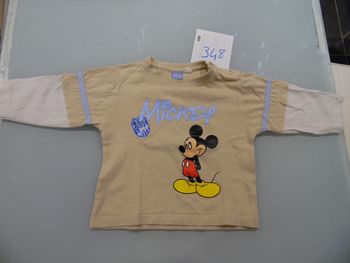 t-shirt manche longue  12 mois  Disney mickey