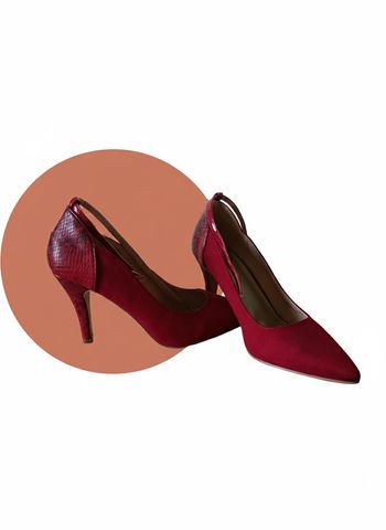 Escarpins rouges femme Gémo – talons élégants  