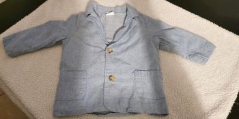 Veste blazer bleu clair