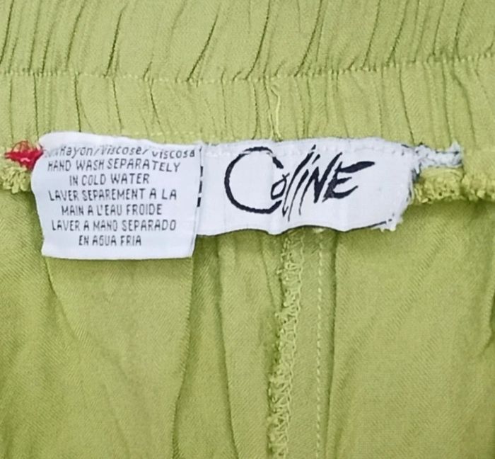 Pantacourt fluide ethnique anis Coline T.36 - photo numéro 6