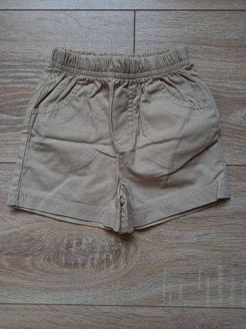 Short uni beige 3 mois