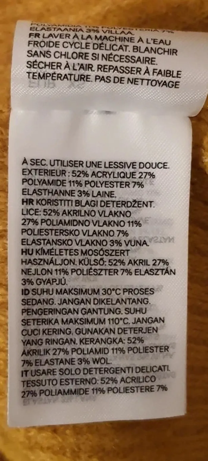 Pull femme moutarde "H&M" Taille XS - photo numéro 5