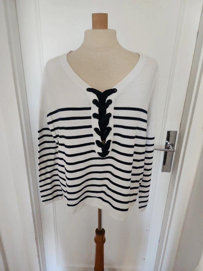 Pull Marinière Kookai - photo numéro 2