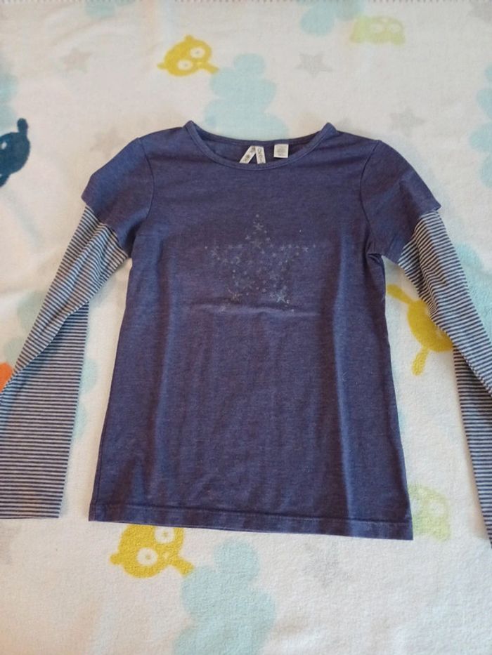 T-shirt violet 8 ans