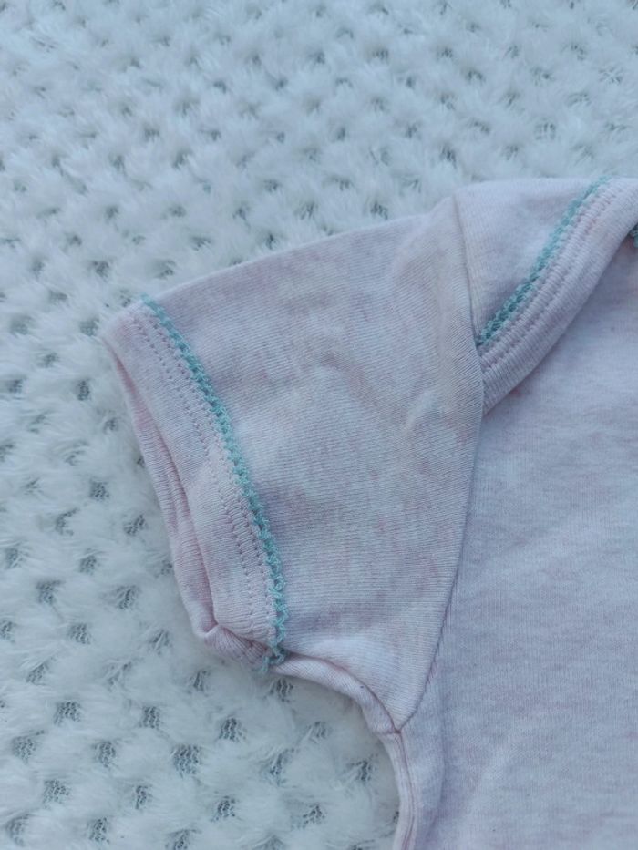 🔸Body Manches Courtes Rose Petit Bateau Fille - 3 ans🔸 - photo numéro 5