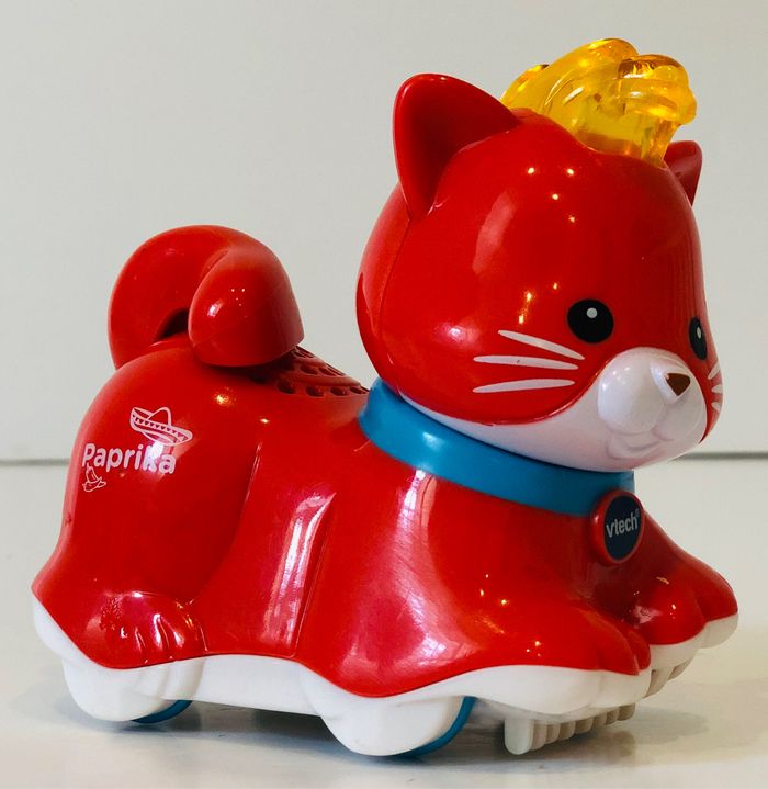 Vtech Tut Tut Animo Paprika le bébé chat tracteur zoo maxi jungle super ferme bateau des animaux tigre panda hippo koala chat poule cheval tigre cochon crocodile singe copains bolides rare lot SOP77 - photo numéro 2