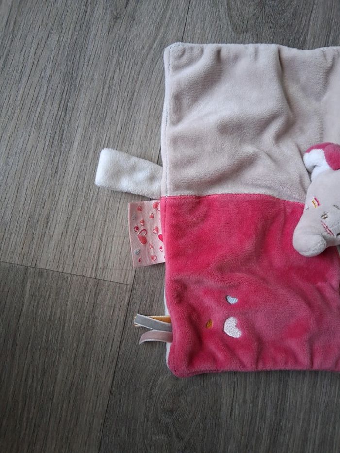 Peluche éléphant + doudou Noukie's - photo numéro 3