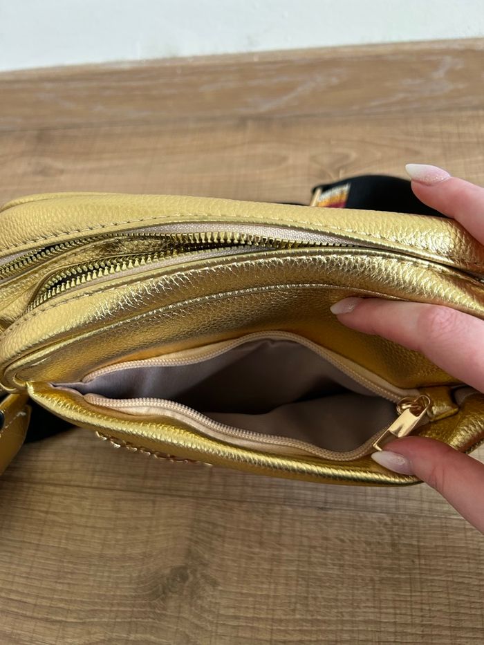 Sac en bandoulière doré et multicolore neuf - photo numéro 10