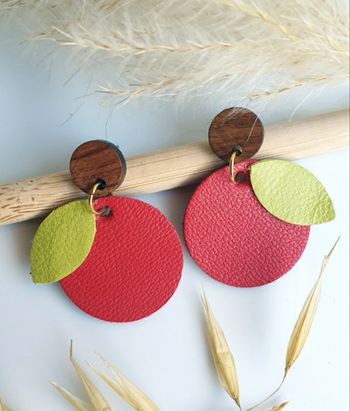 Boucles d'oreilles pommes 🍎 