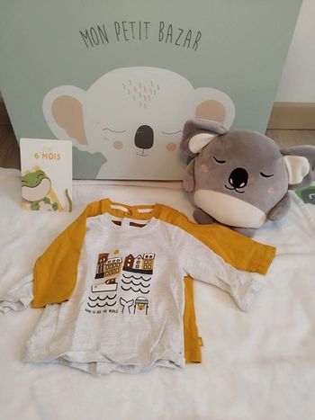 Lot tee shirt bébé garçon 6 mois manches longues
