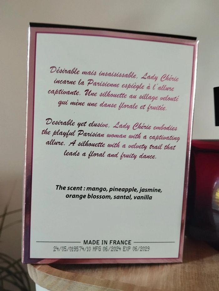 Eau de parfum lady chérie 100 ml - photo numéro 4