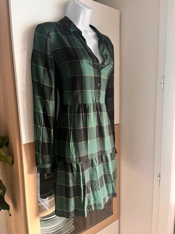 Robe chemise à carreaux