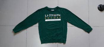 Pull motif la flemme encore 12 ans