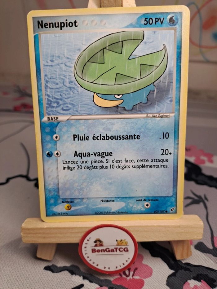 Carte Pokémon Nenupiot 63/107 Ex Deoxys Fr