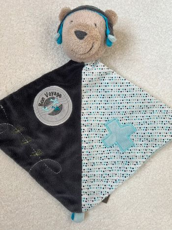 Doudou plat Sauthon Oscar