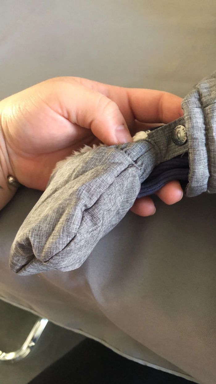 Manteau polaire avec moufle - photo numéro 5