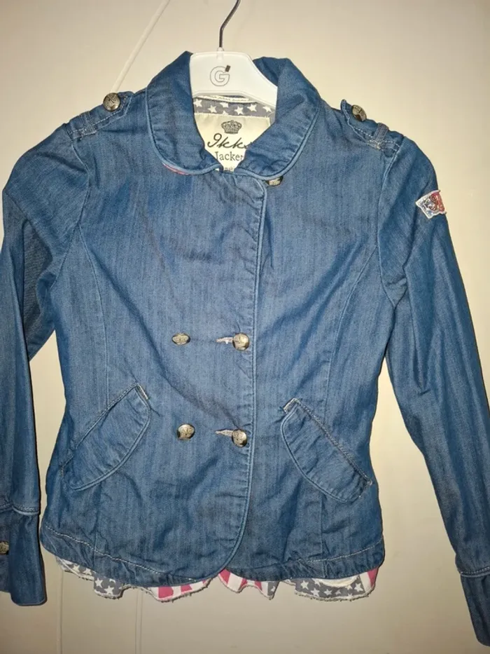 Veste en jean US IKKS 10 ans - photo numéro 5