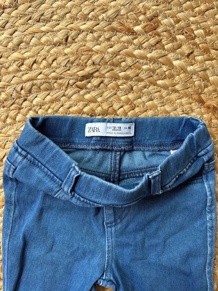 Lot de 3 «jeggings » Zara - 12-18 mois - photo numéro 3