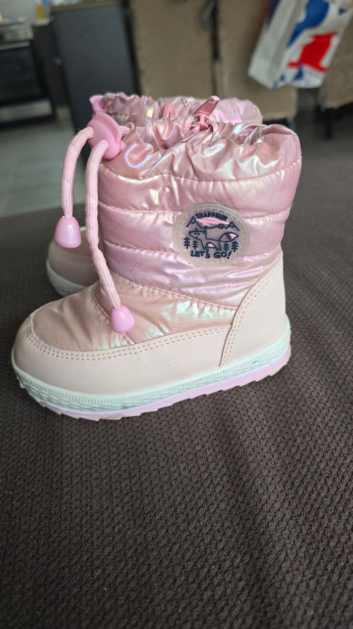 Bottes de neige lien de resserrage