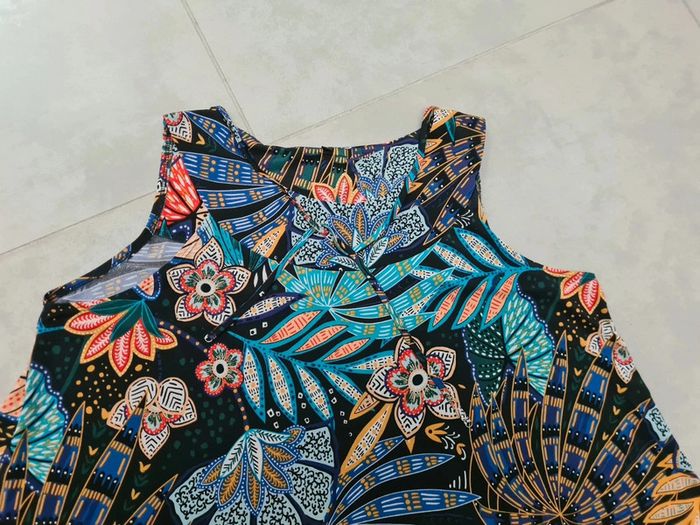 Débardeur été motifs fleuris - photo numéro 2