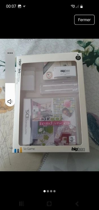 Boîte jeu + accesoires Ds  / Ds lite