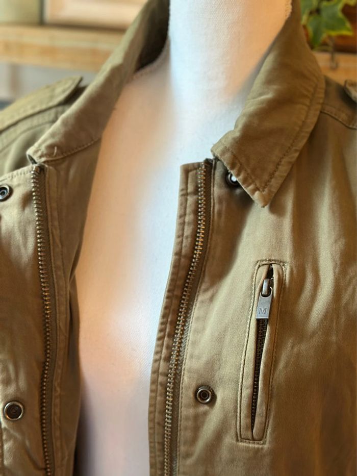 Veste kaki patch brodés Maison Scotch T38 - photo numéro 11