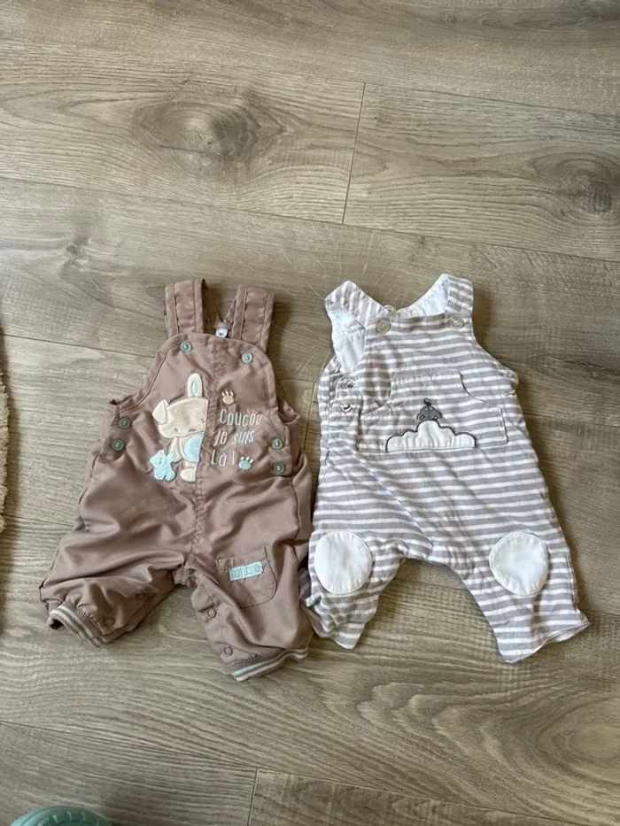 Lot de 2 Salopettes bébé