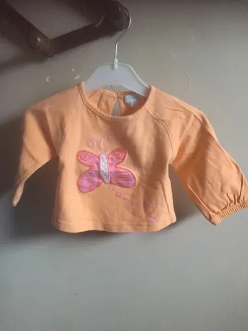 T-shirt orange Tex Baby 3M