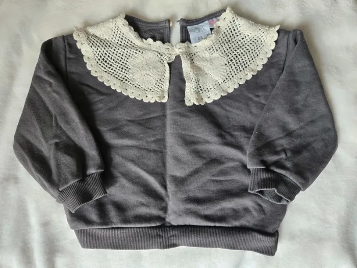 Pull gris 24 mois